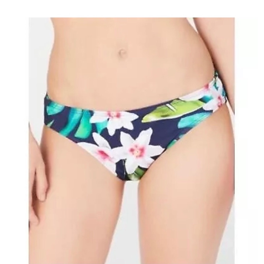 Lauren Ralph Lauren WATERCOLOR TROPICAL FLORAL Hipster Bikini 14 NWTS